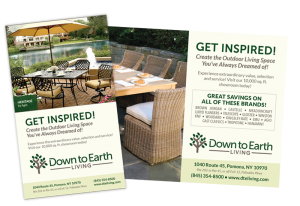 Down to Earth Print Ads