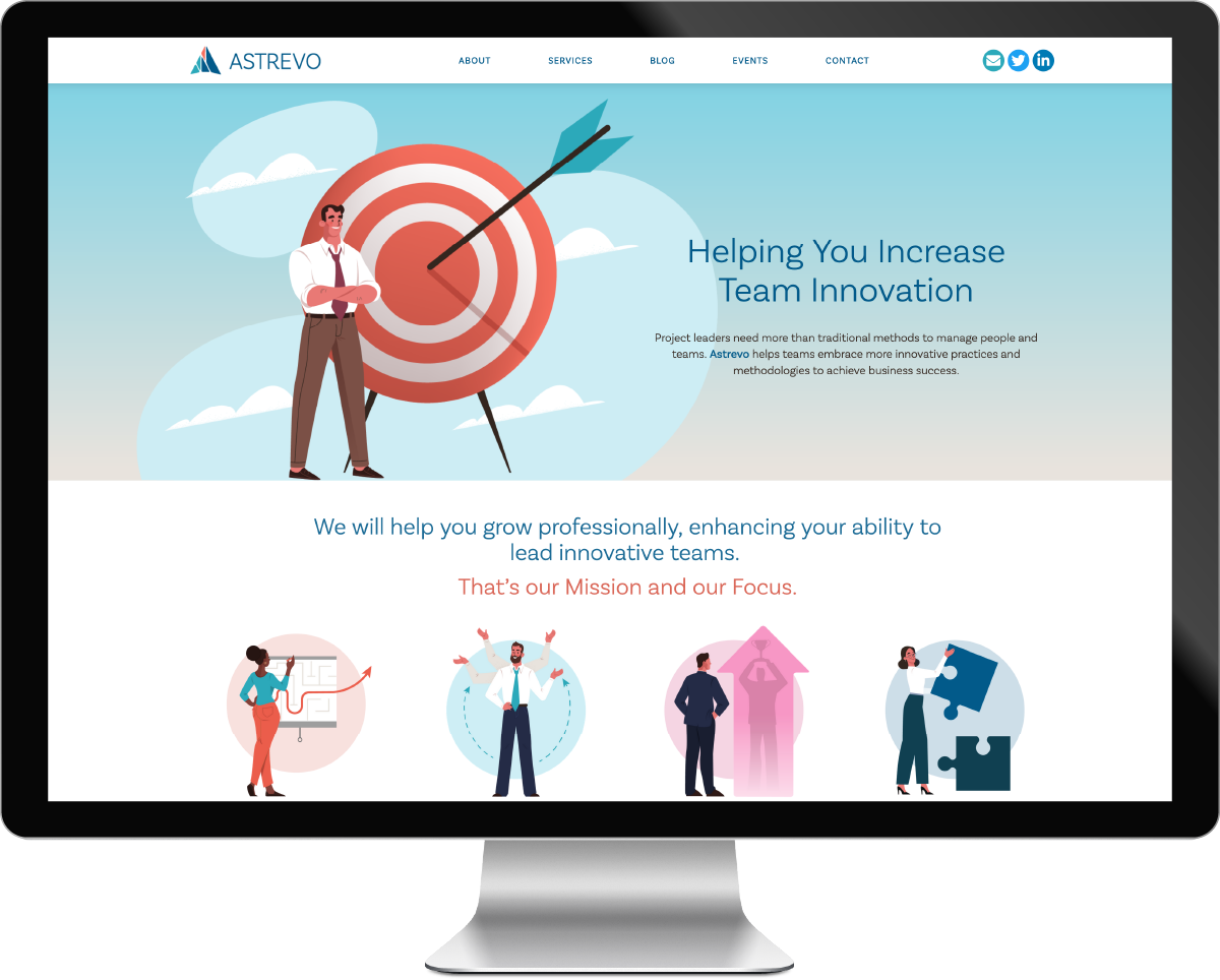 Astrevo Website Design and Development